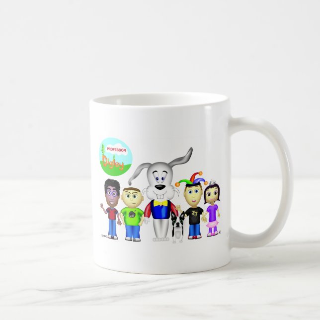 Professeur Digley et tasse d'amis (Droite)
