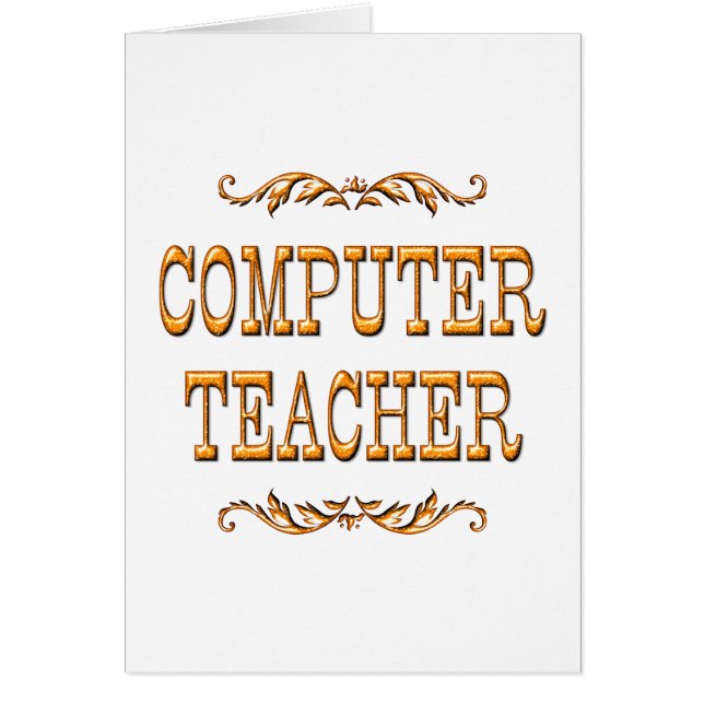 Professeur d'ordinateur (Devant)