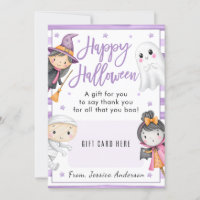 Professeur Happy Halloween titulaire de carte cade