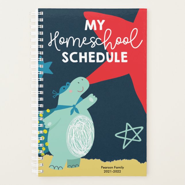 Professeur Planner (Petit) Hérothème Homeschool (Devant)