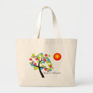 Professeur retraité Artsy Trees Sac fourre-tout