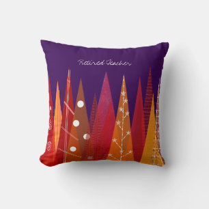 Professeur retraité Coussin d'art moderne #24
