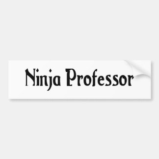 Professeur Sticker de Ninja