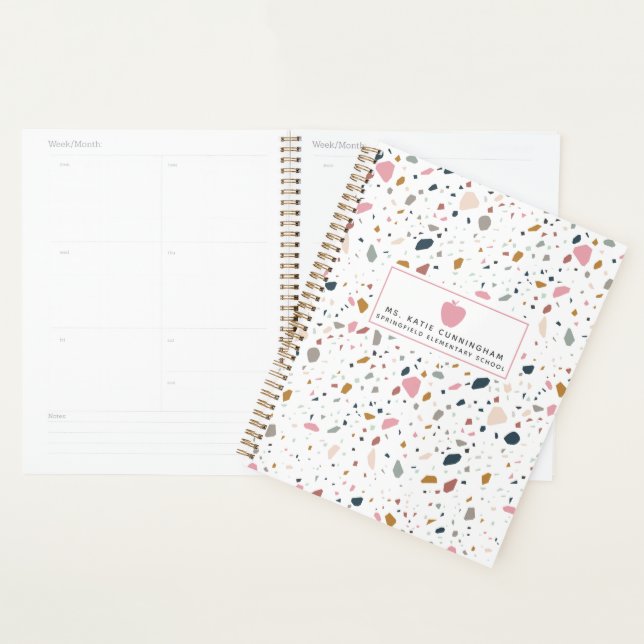 Professeur Terrazzo Pink Apple (Devant avec enveloppe)