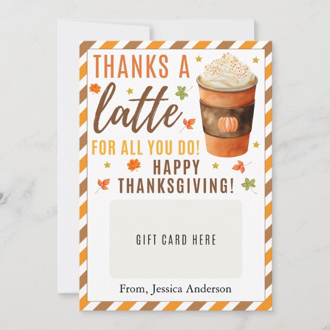 Professeur Thanksgiving Cadeaux Carte Titulaire Ca (Devant)