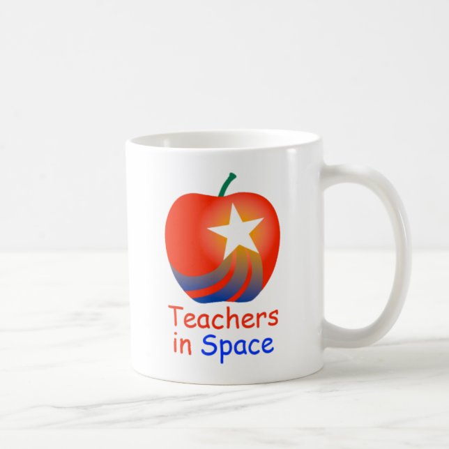 Professeurs dans la tasse de logo de l'espace (Droite)