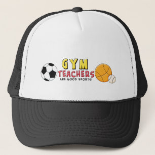 Professeurs de gym casquette d'art de mot
