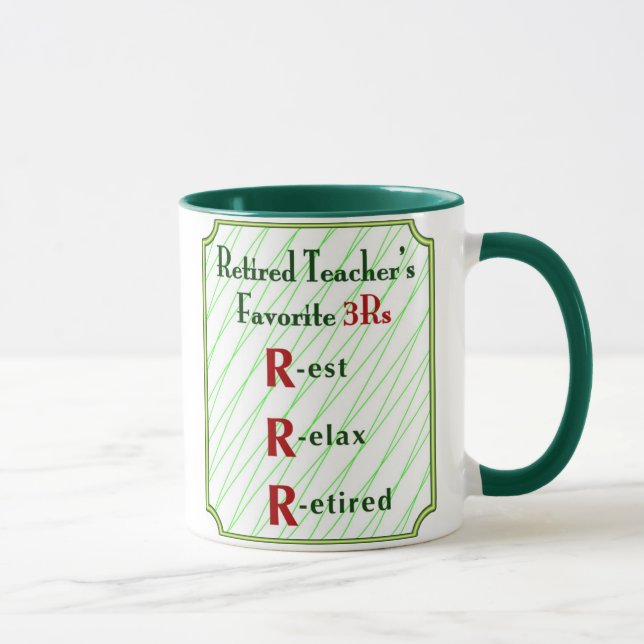 Professeurs retraités 3Rs - tasse de café (Droite)