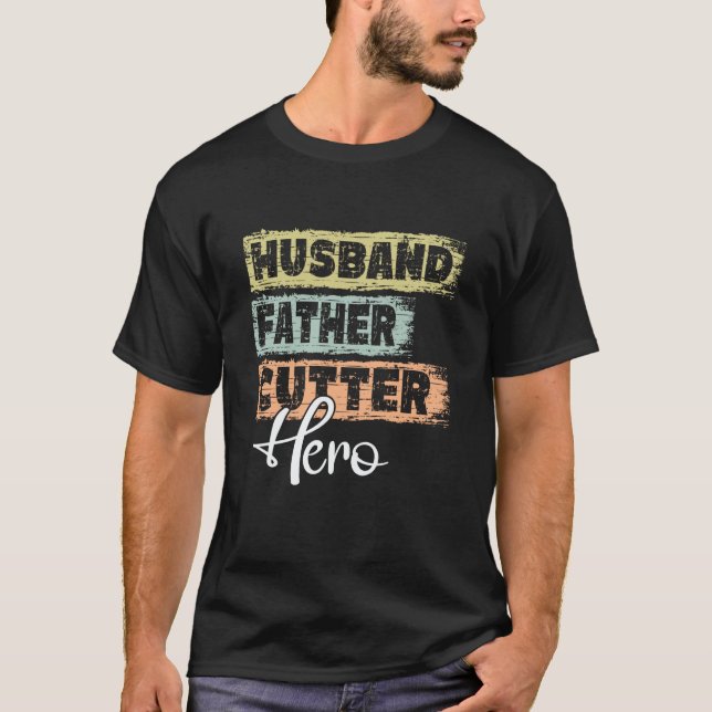 Profession dad hero father Cutter T-Shirt (Front)