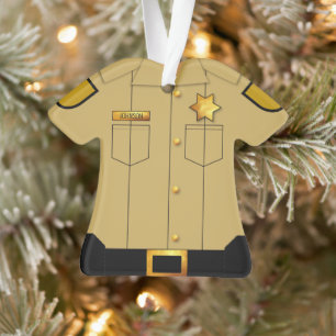 Profession de Tan Uniforme De La Police