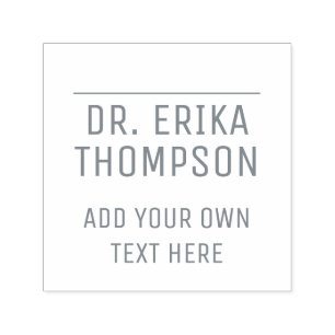 profession (dr) self-inking stamp to add signature