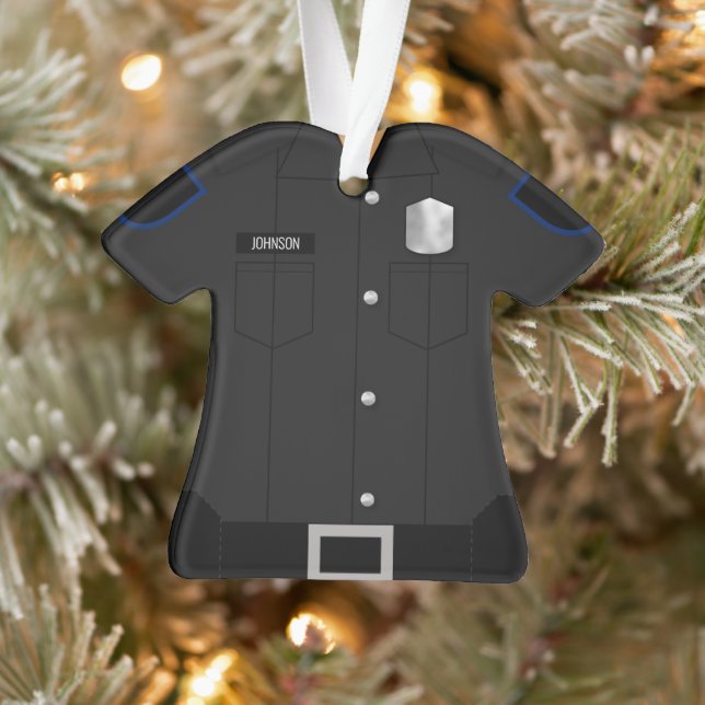 Profession noire uniforme de la police (Arbre)