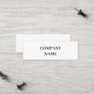 Professional 3.0" x 1.0" Calling Car Business Card