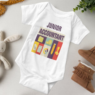 Professional Accountant Iconic Design Baby Bodysuit