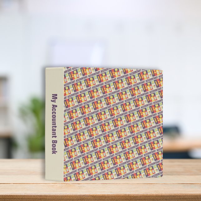 Professional Accountant Iconic Small Pattern Binder (Creator Uploaded)
