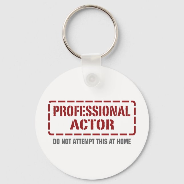 Professional Actor Keychain (Front)