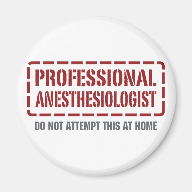 Professional Anesthesiologist Magnet (Front)