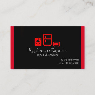 Professional Appliances Service & Repair Business Card