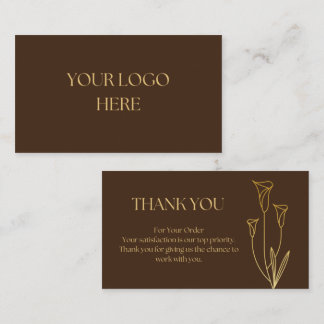 Professional Appreciation Business Card