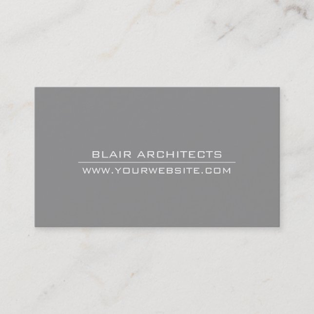 Professional Architects Business Card (Front)