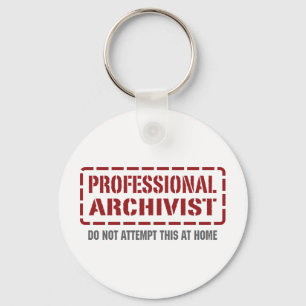 Professional Archivist Keychain