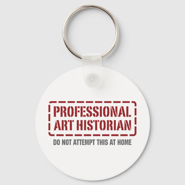 Professional Art Historian Keychain (Front)