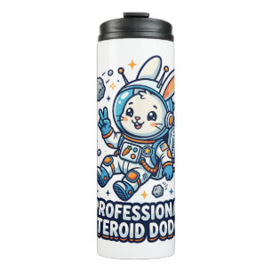 Professional Asteroid Dodger Bunny Thermal Tumbler