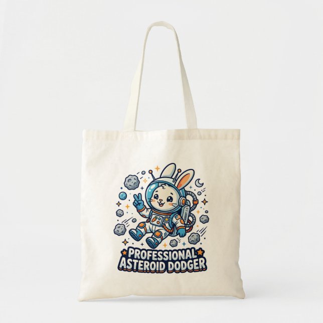 Professional Asteroid Dodger Bunny Tote Bag (Front)