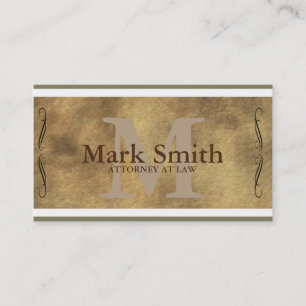 Professional Attorney Law Service Business Card