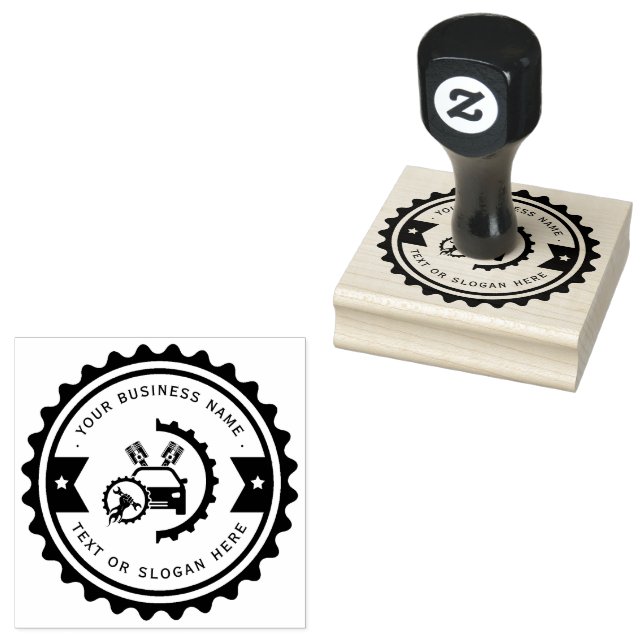  Professional  Auto mechanic Rubber Stamp (Stamped)