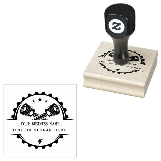  Professional  Auto mechanic Rubber Stamp (Stamped)
