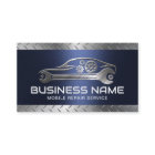 Professional Auto Repair Blue Metal Automotive