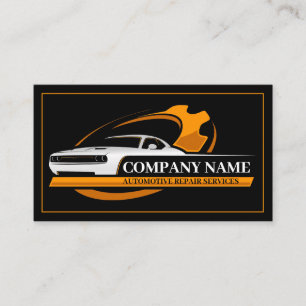 Professional Automotive Repair, Auto Mechanic Business Card