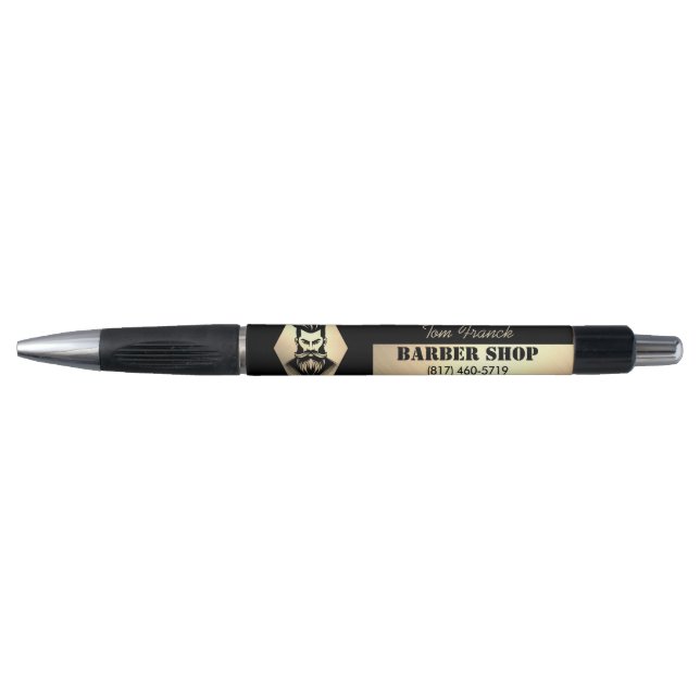 Professional Barber Shop black&Gold Pen (Front)