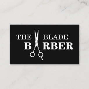 professional barber shop business cards