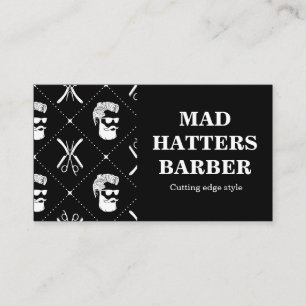 professional barber shop business cards