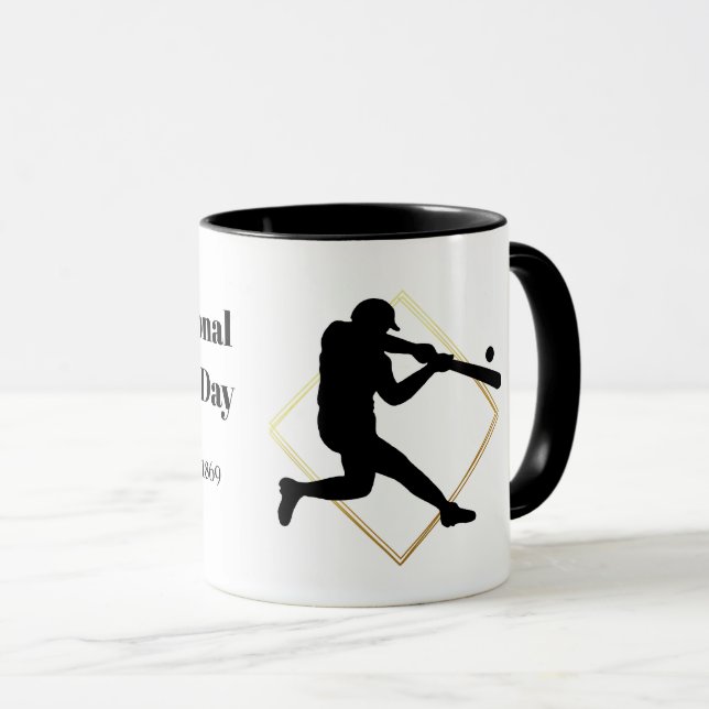 Professional Baseball Day Mug (Front Right)