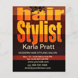 Professional Beauty Salon Spa Hairstylist Flyer