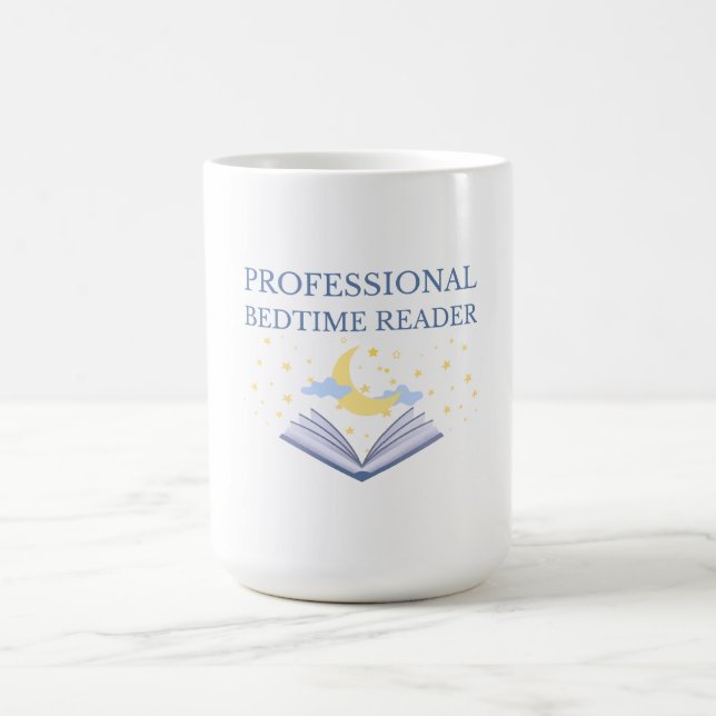Professional Bedtime Reader Classic Coffee Mug (Center)