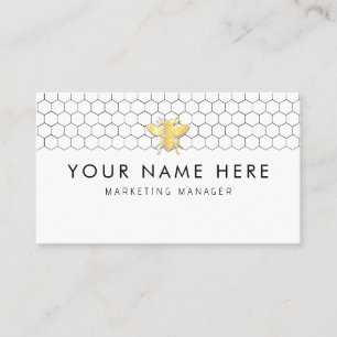 professional Bee BeeKeeper Honey Business Card