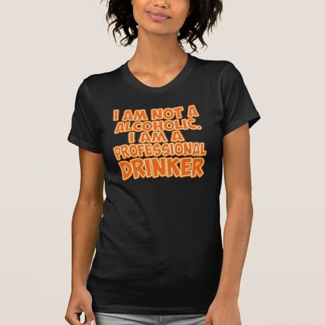 Professional Beer Drinking T-Shirt (Front)