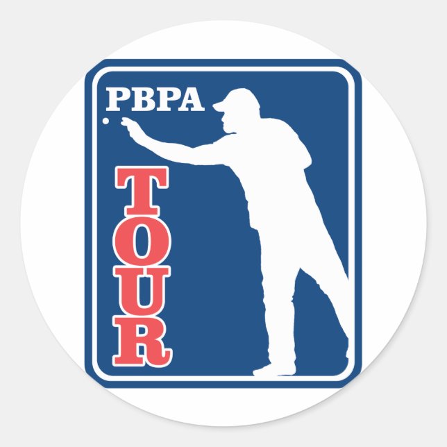 Professional Beer Pong Association Classic Round Sticker (Front)