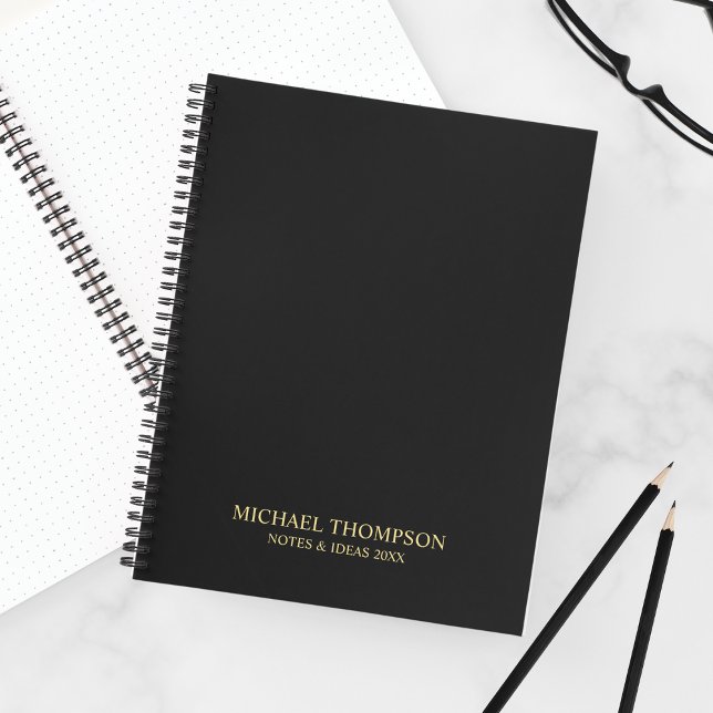 Professional Black and Gold Notebook (Creator Uploaded)