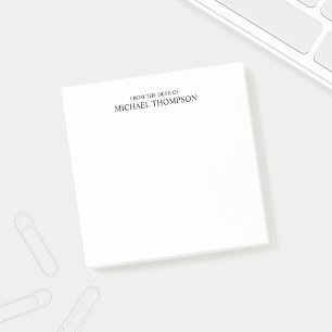 Professional Black and White Post-it Notes