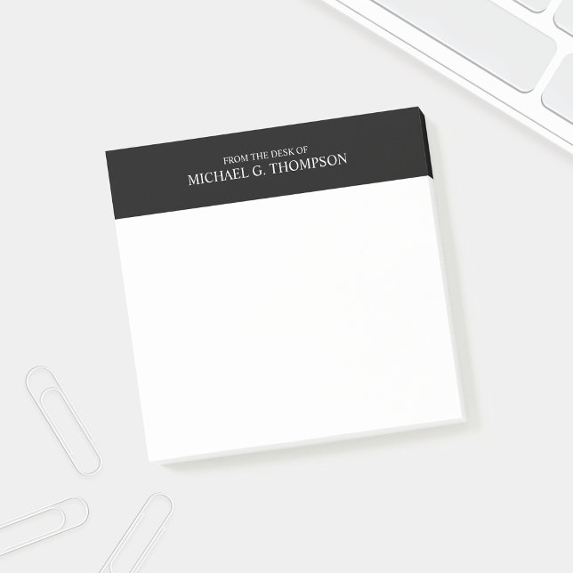 Professional Black and White Post-it Notes (Creator Uploaded)