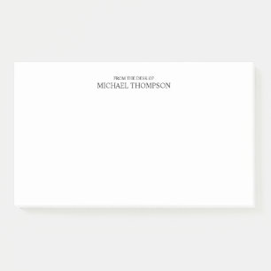 Professional Black and White Post-it Notes