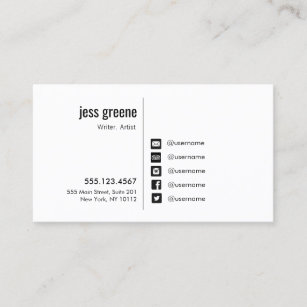 Instagram Icon Business Cards Profile Cards Zazzle Ca