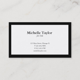 Professional Black Business Card