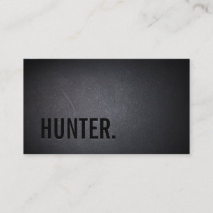Professional Black Out hunter Business Card