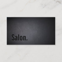 Professional Black Out Salon Business Card